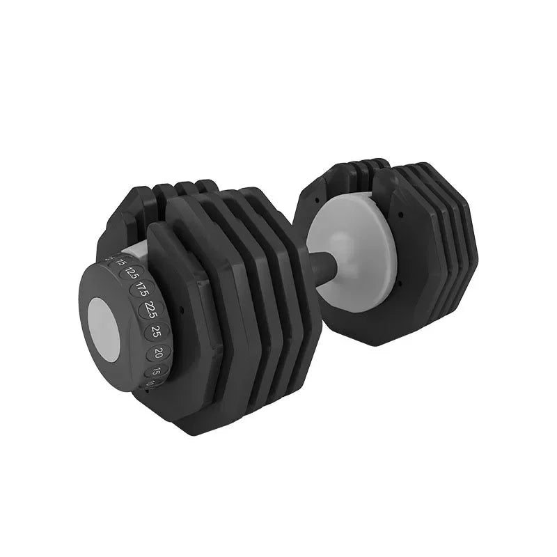 Adjustable Dumbbell Set 6.6-40kg Wooden Handle