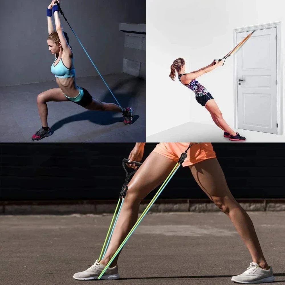 Hot 3 Levels Resistance Yoga Pull Rope Bands