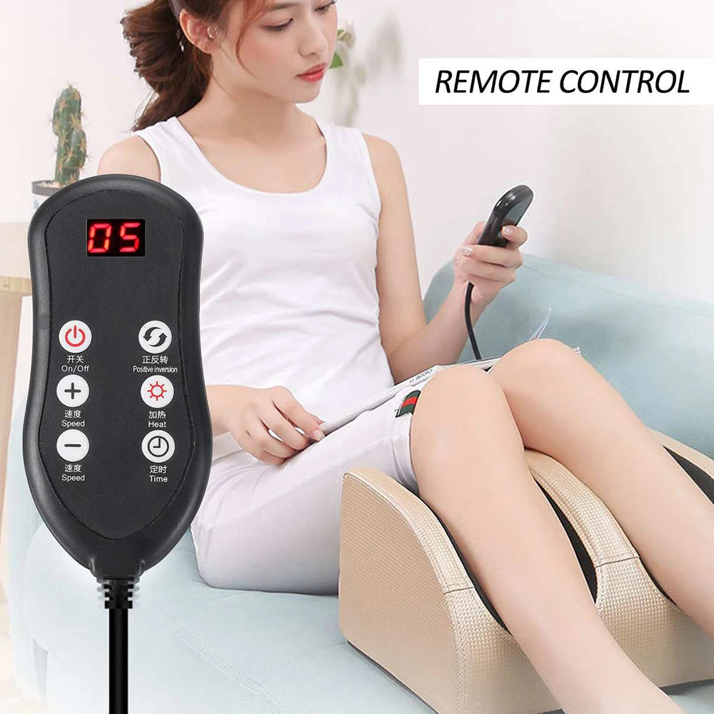 Electric Foot Massager with Heating and Kneading
