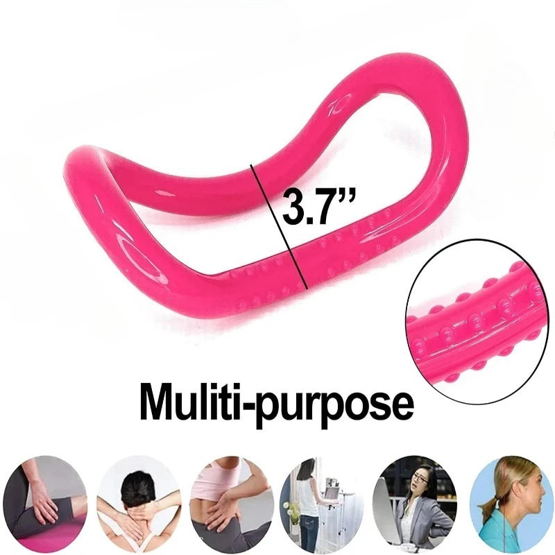 Ergonomic Yoga Pilates Ring with Massage Protrusions