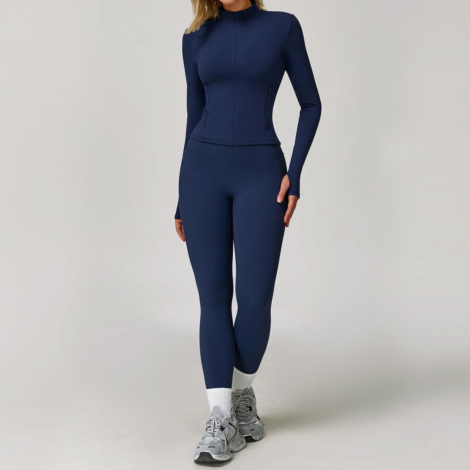 Women’s Yoga Suit Sports Set Gym Tracksuit