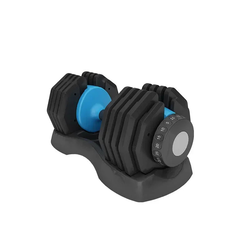 Adjustable Dumbbell Set 6.6-40kg Wooden Handle