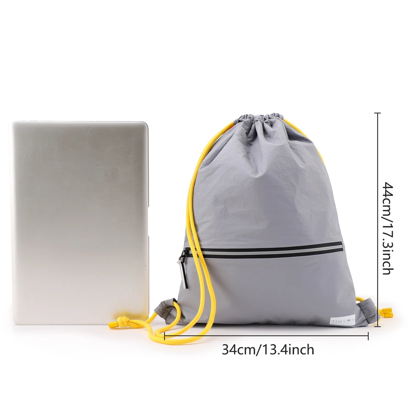 Heavy-Duty Waterproof Drawstring Sports Bag Backpack