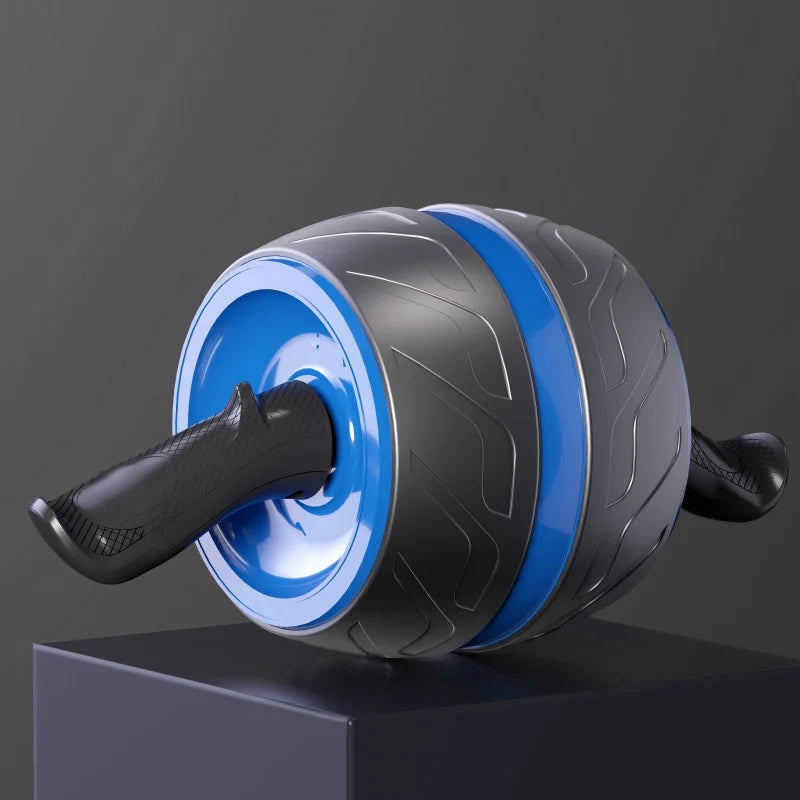 Spring-Loaded Rebound Ab Roller with Knee Mat