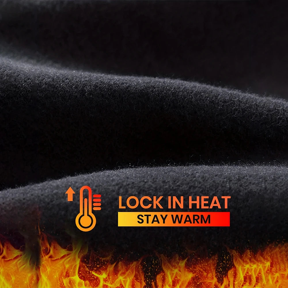 Fleece Lined Thermal Sports Leggings with Pockets