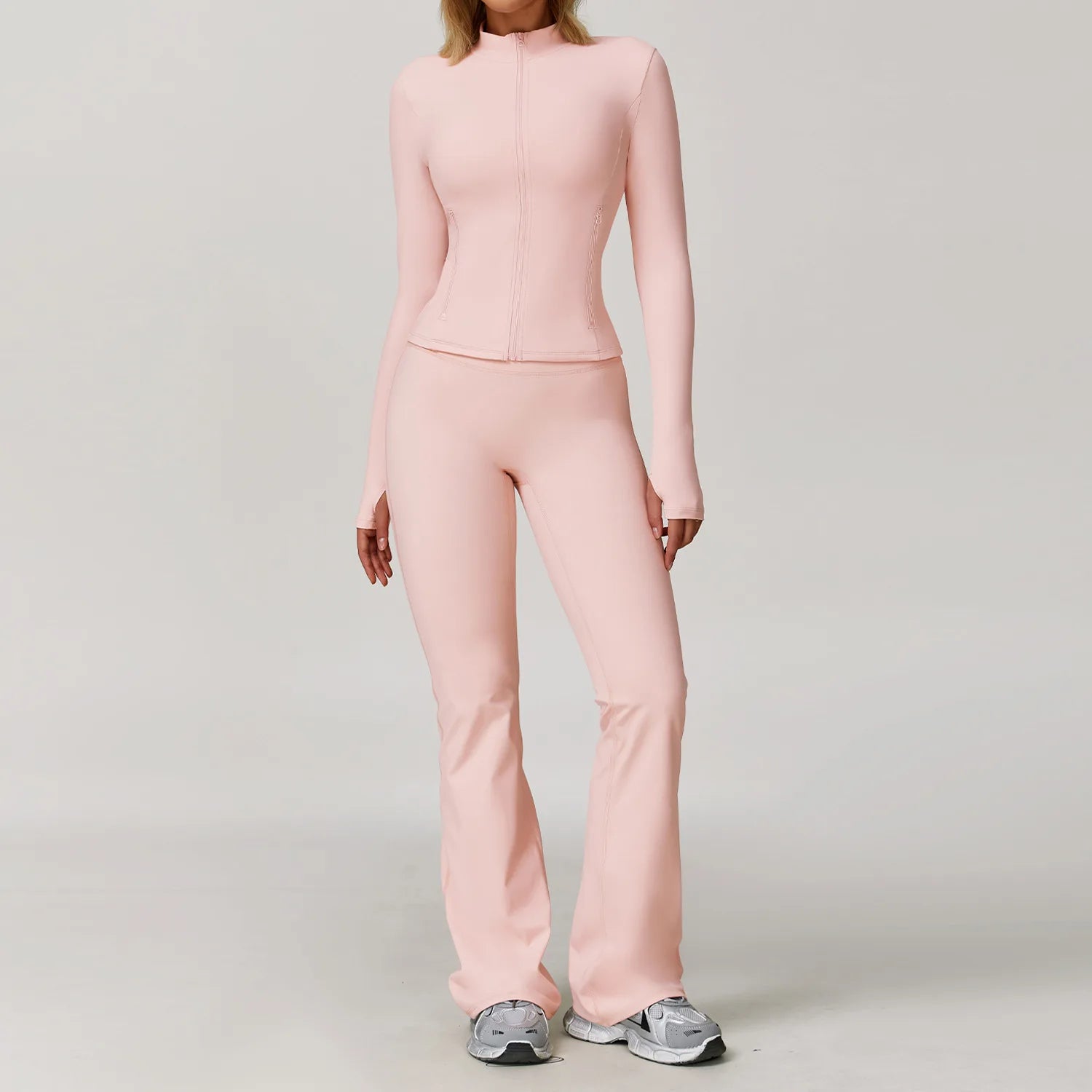 Women’s Yoga Suit Sports Set Gym Tracksuit