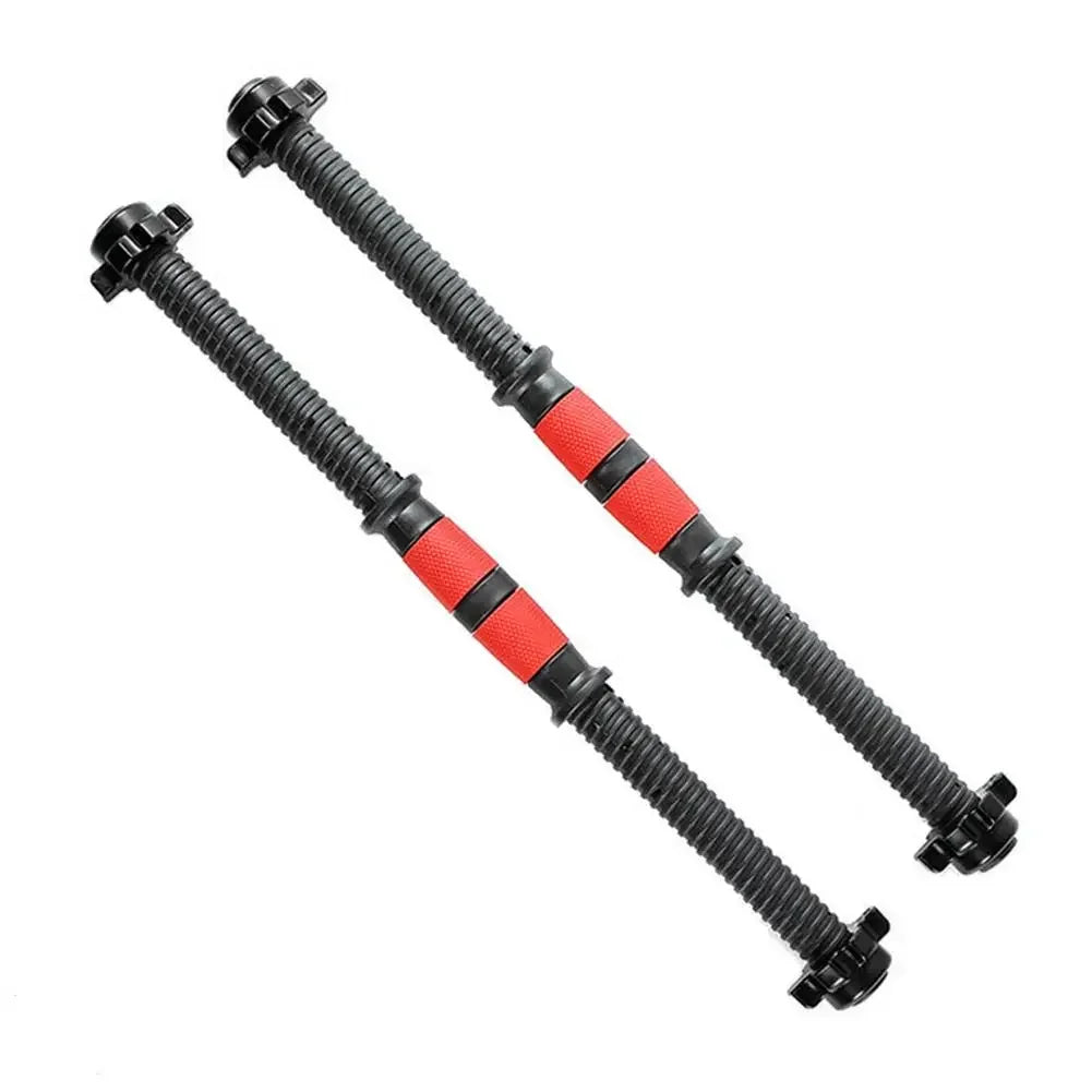 Threaded Dumbbell Bar with Buckle Clips Set