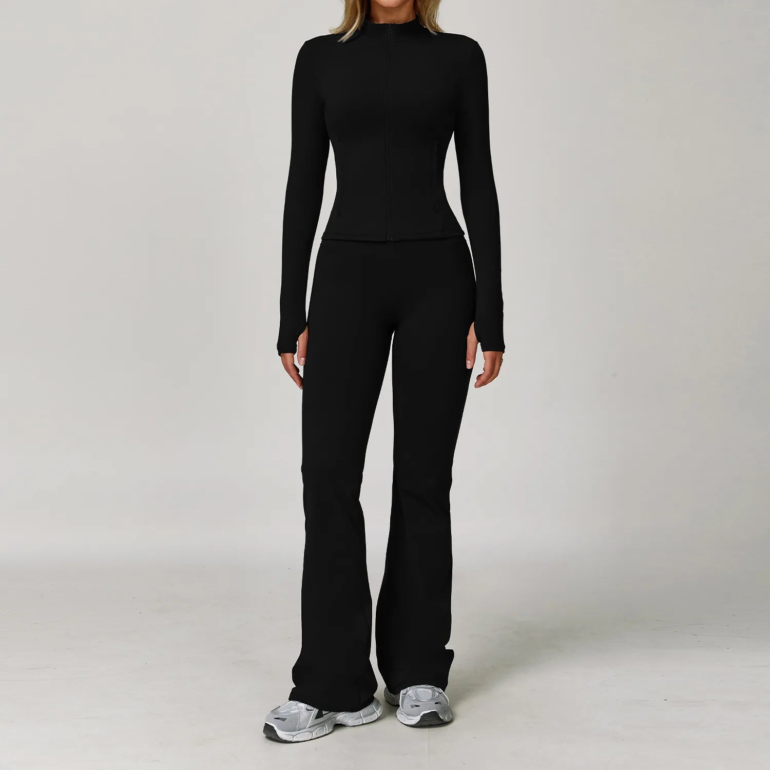 Women’s Yoga Suit Sports Set Gym Tracksuit