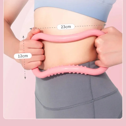 Ergonomic Yoga Pilates Ring with Massage Protrusions