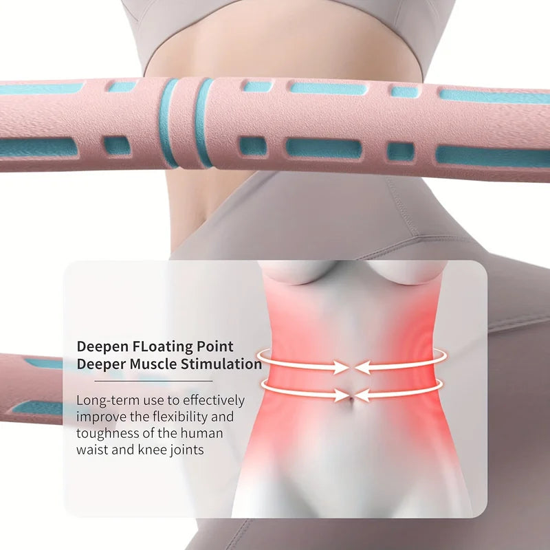 Weighted Fitness Yoga Hoop for Waist Slimming