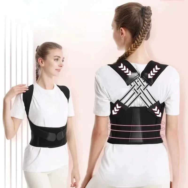 Unisex Adjustable Back Posture Corrector Support Belt